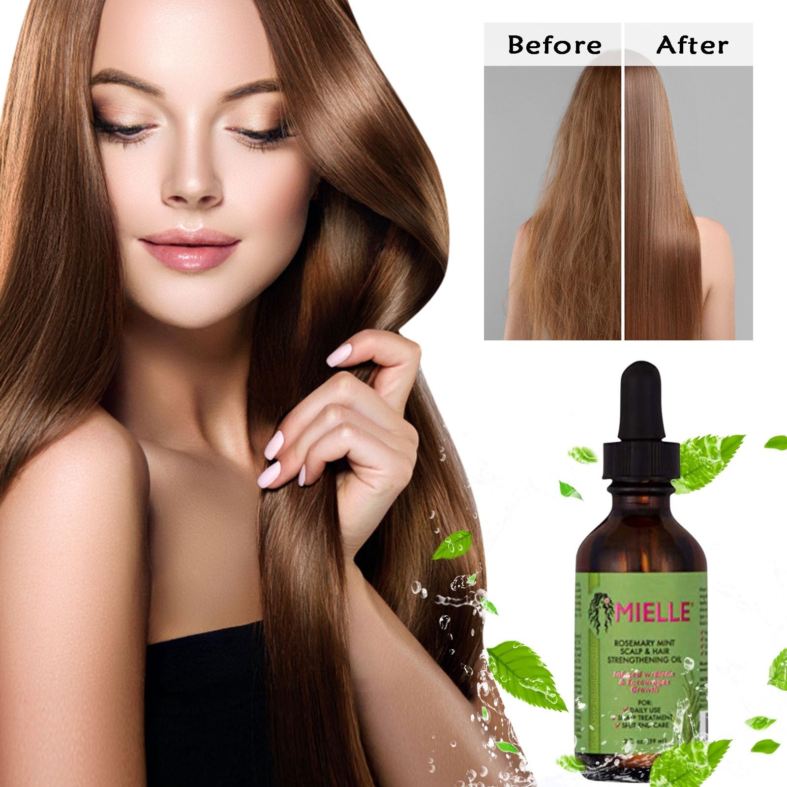 Mielle rosemary mint scalp & hair strengthening oil