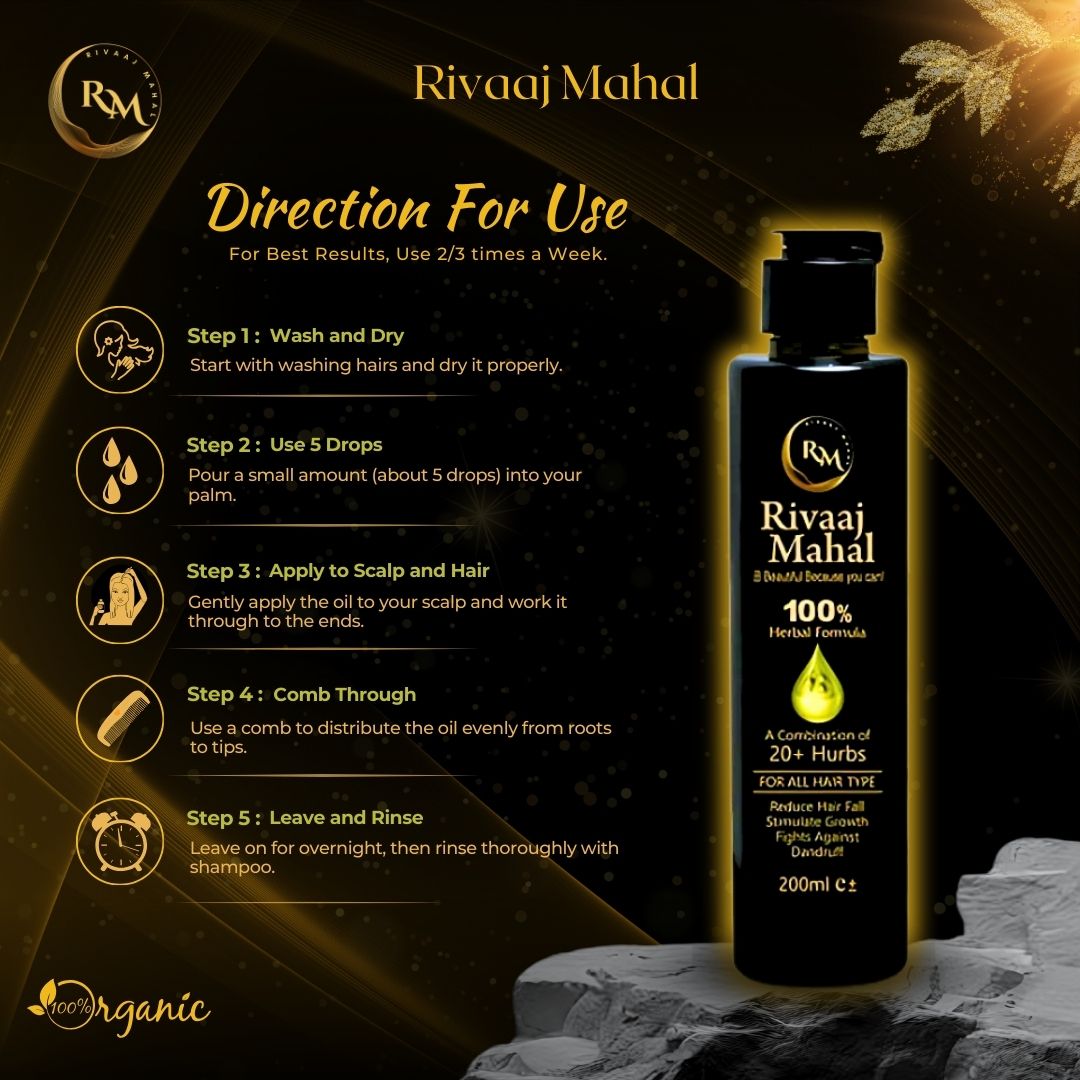 Rivaaj Mahal Hair Oil