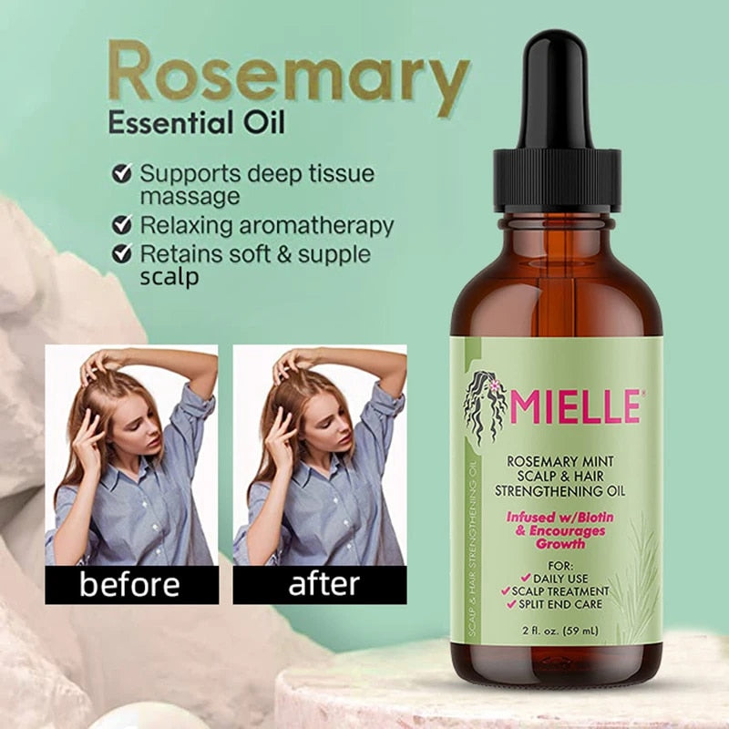 Mielle rosemary mint scalp & hair strengthening oil